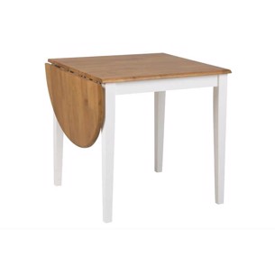 Brisbane - lille spisebord med klap - 75/115 x 75 cm. højde 74 cm